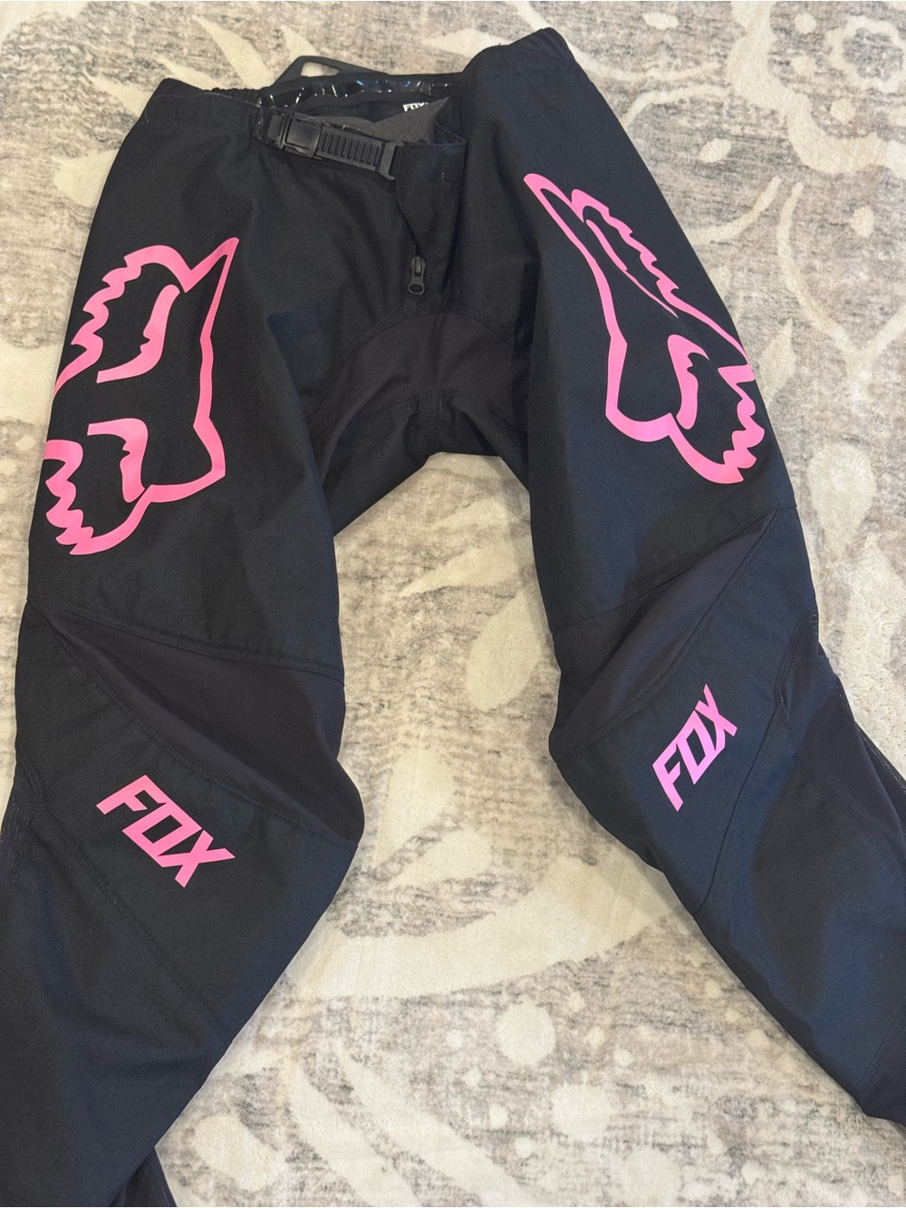 Fox RACING Pants with Pink Fox Head Graphics